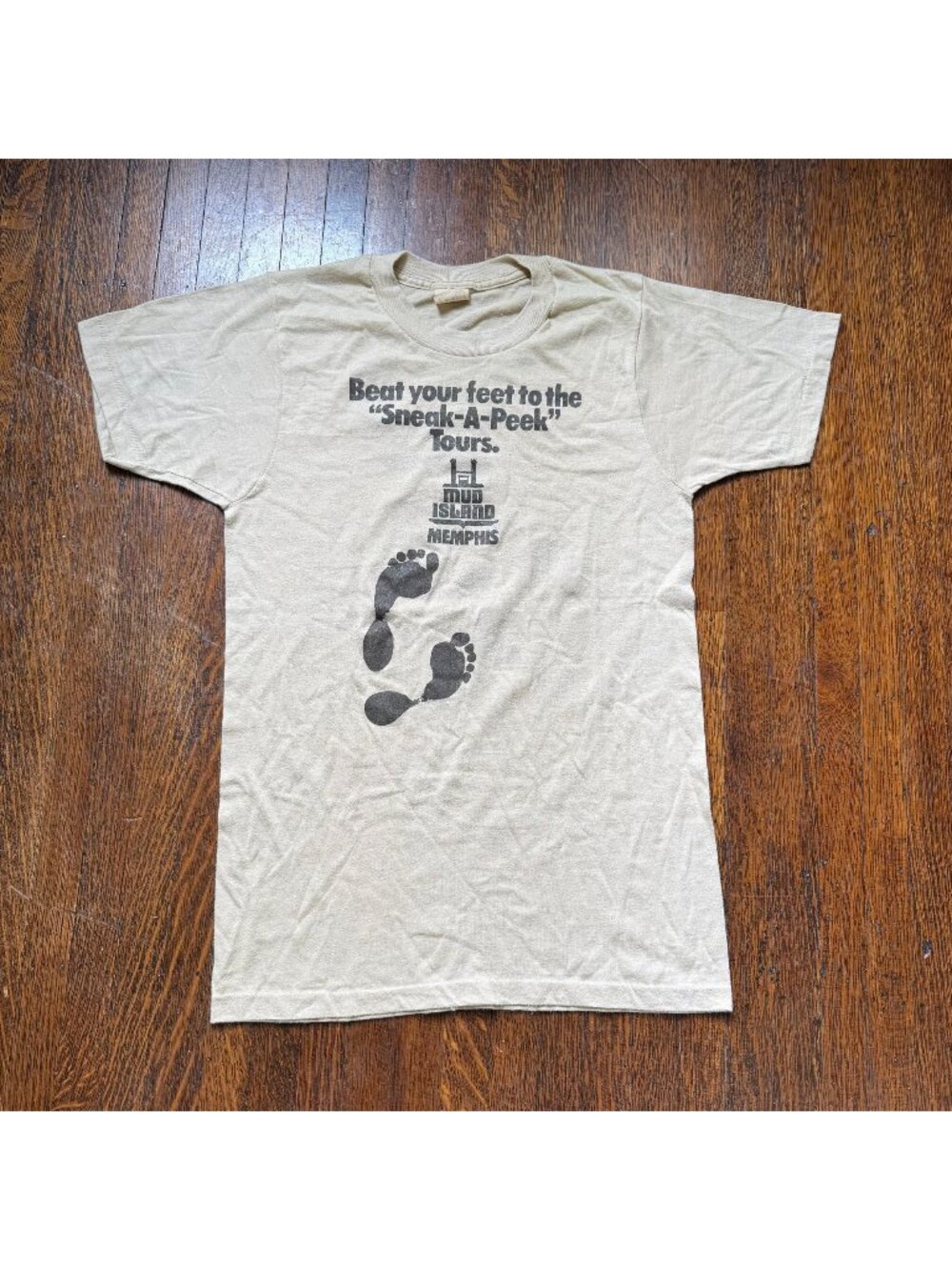 Vintage 1980s Mud Island Memphis T-Shirt, Art Works Size Small